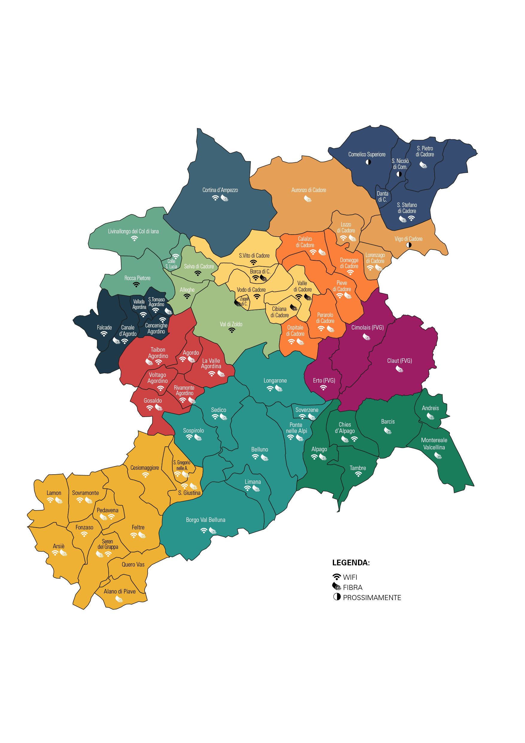 Mappa copertura